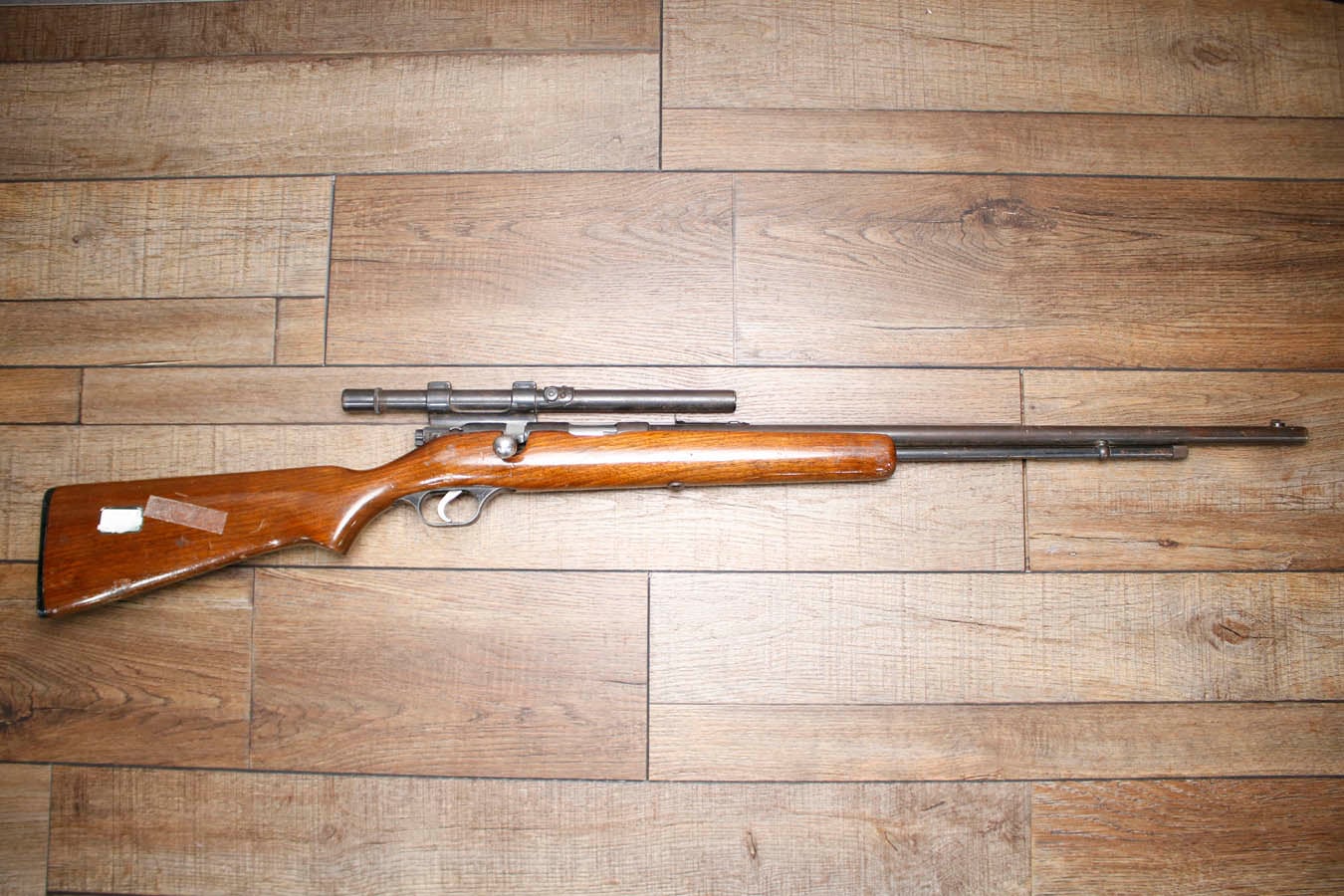 STEVENS 860 22 S,L,LR Police Trade-In Rifle with Scope