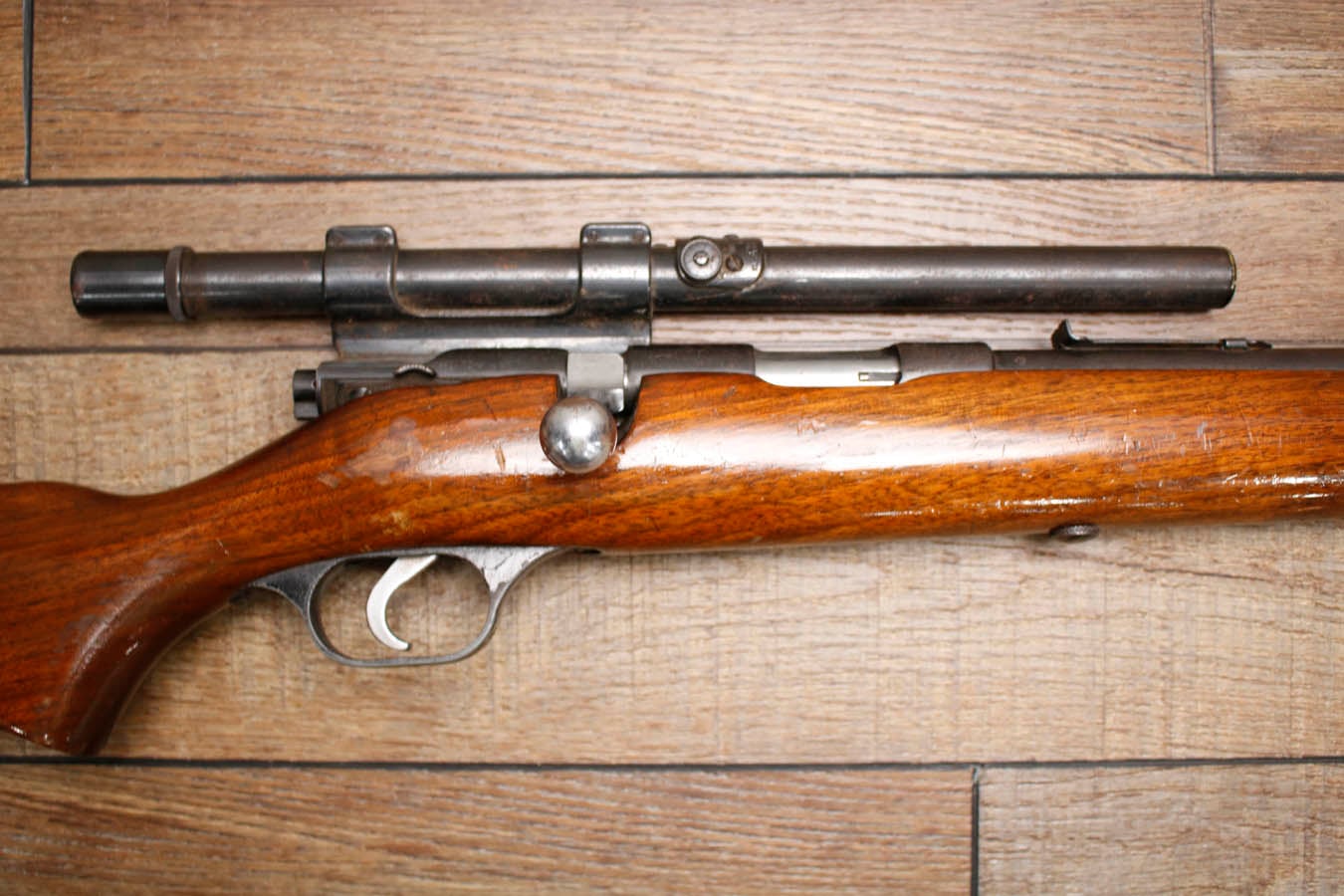 STEVENS 860 22 S,L,LR Police Trade-In Rifle with Scope