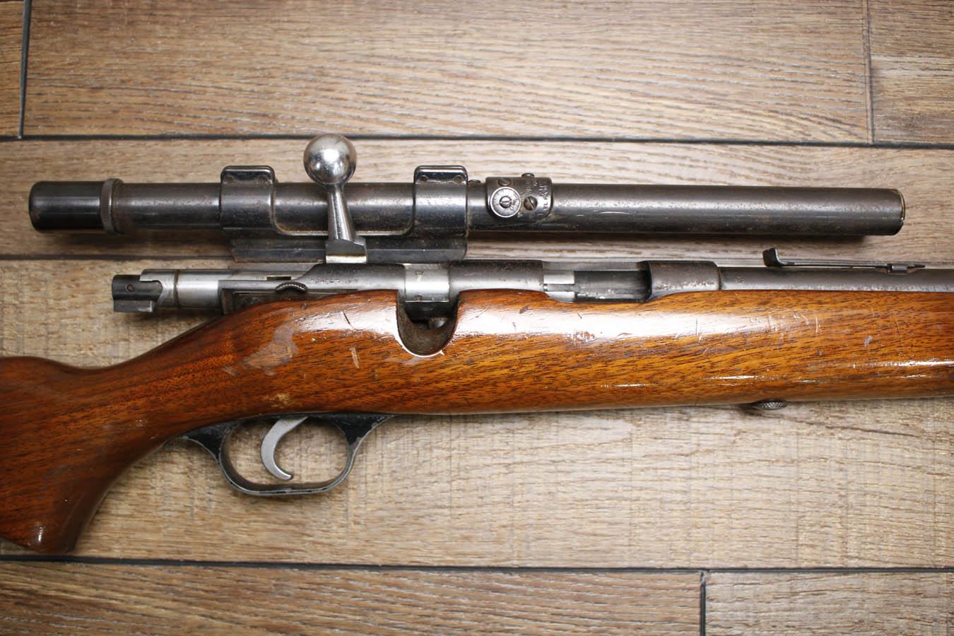 STEVENS 860 22 S,L,LR Police Trade-In Rifle with Scope