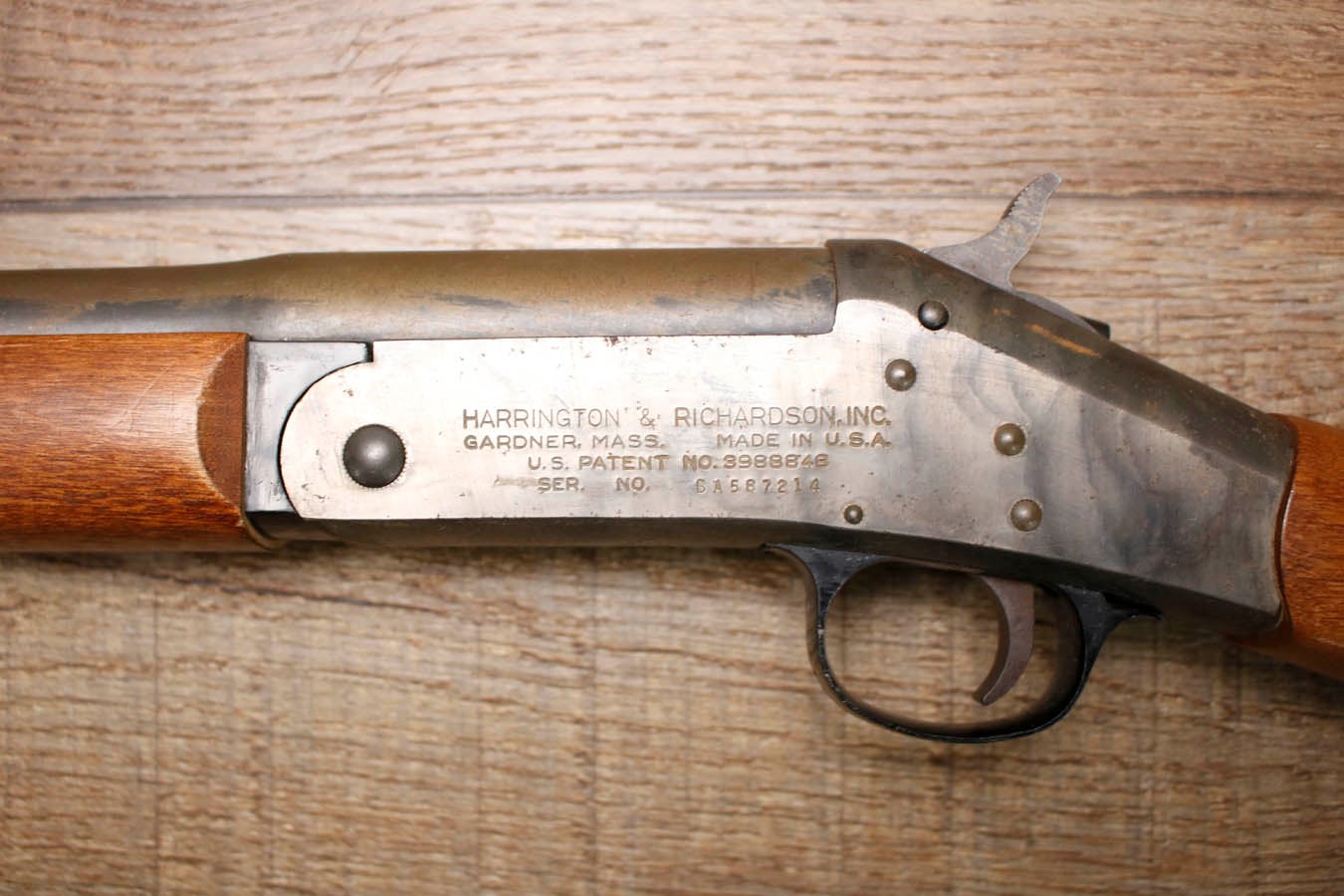 H AND R Topper 12GA Police Trade-In Shotgun