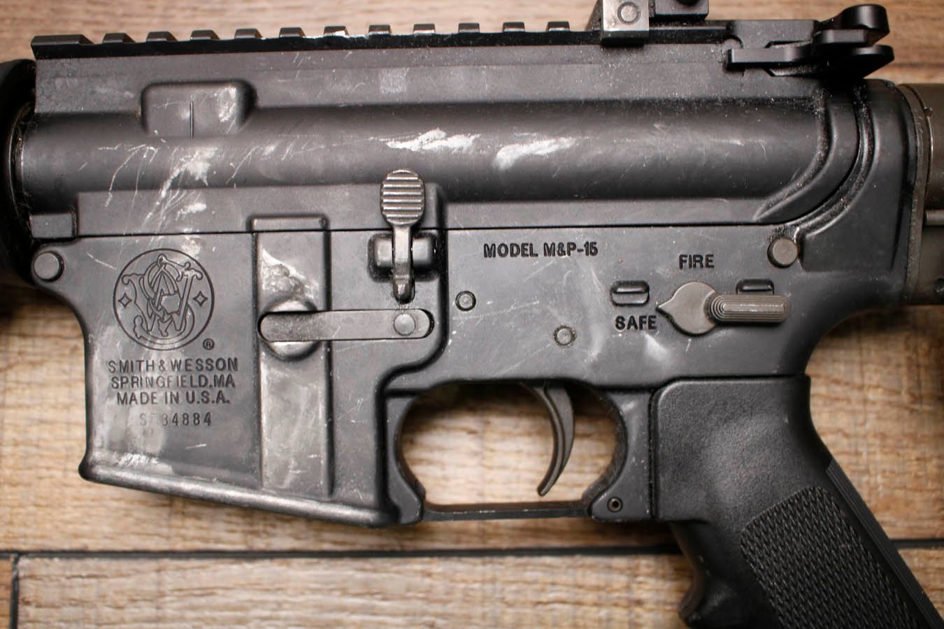 SMITH AND WESSON M&P-15 5.56mm Police Trade-In Rifle (No Magazine)
