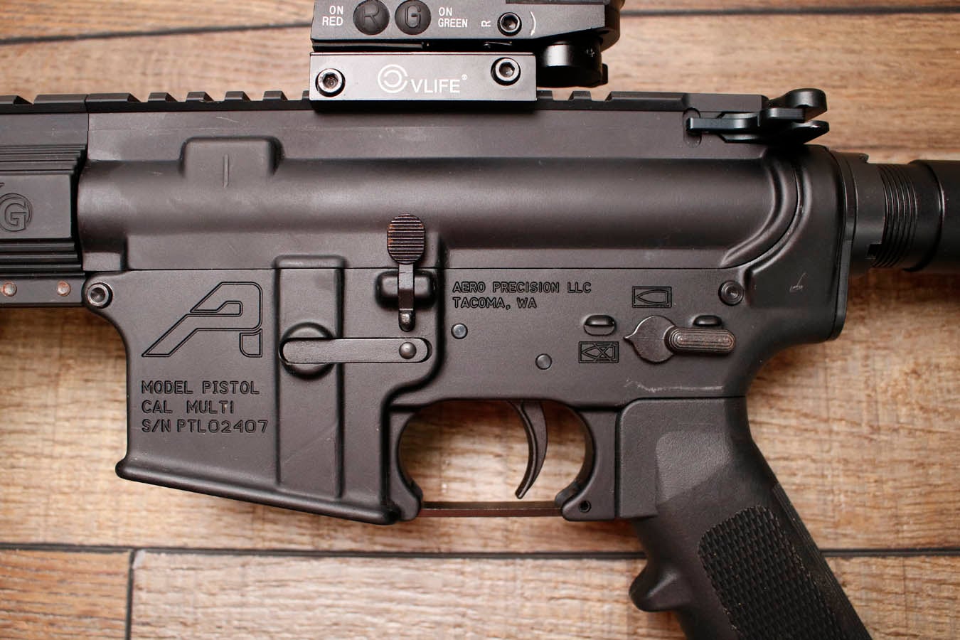 AERO PRECISION INC 223/5.56mm Police Trade-In AR-15 Pistol with Red Dot (No Magazine)