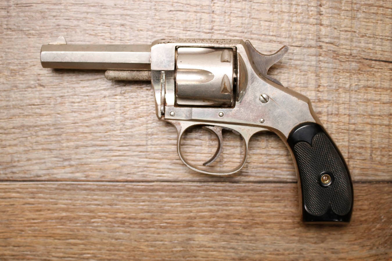 HOPKINS AND ALLEN ARMS X.L. Double Action 32 ACP Police Trade-In Revolver