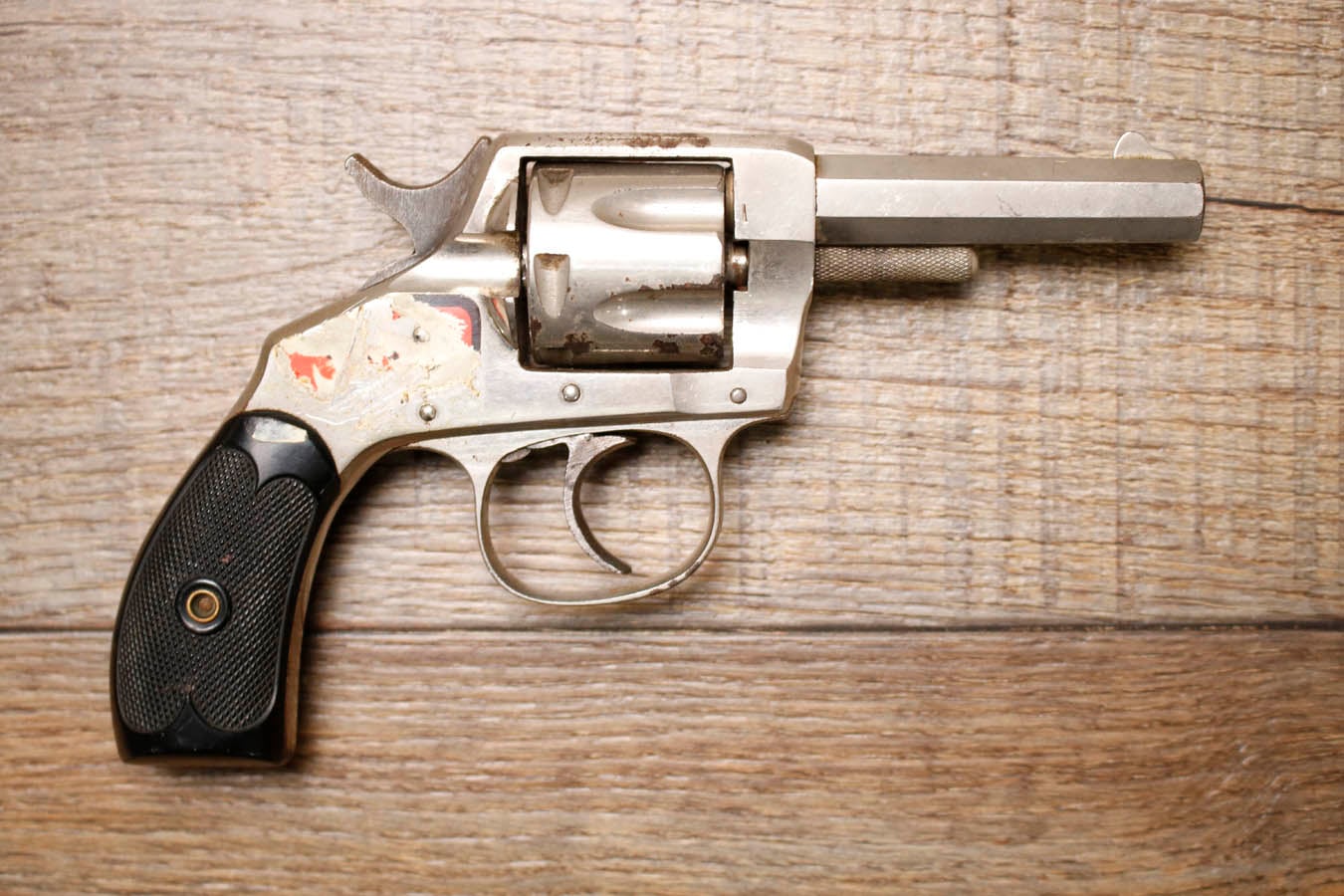 HOPKINS AND ALLEN ARMS X.L. Double Action 32 ACP Police Trade-In Revolver