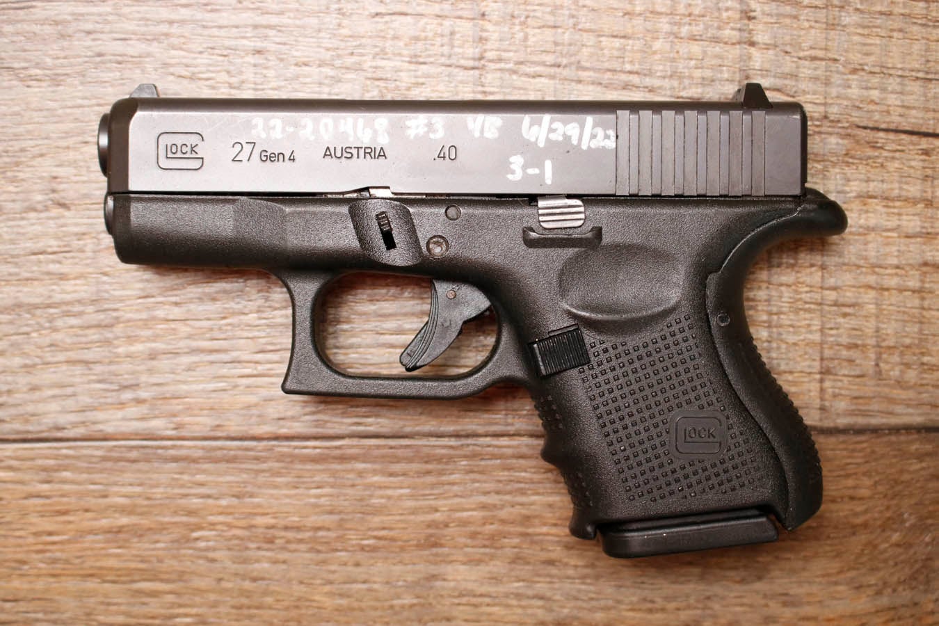 GLOCK 27 Gen 4 40 S&W Police Trade-In Pistol