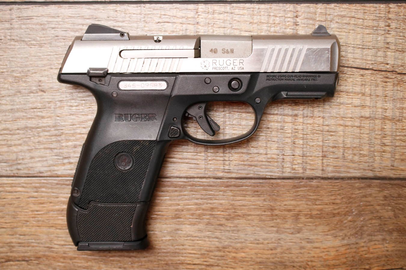 RUGER SR40C 40 S&W Police Trade-In Pistol