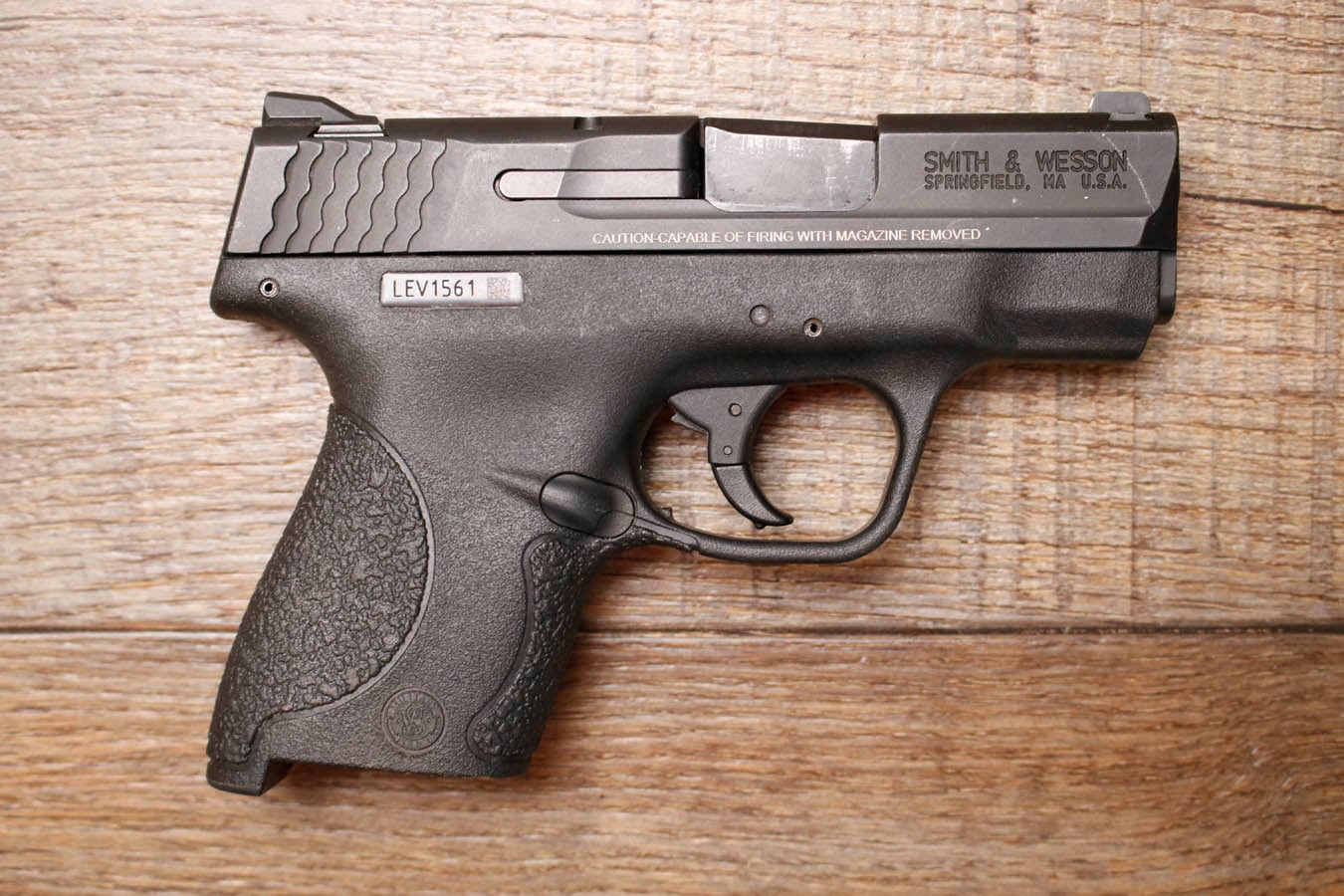 SMITH AND WESSON M&P9 Shield 9mm Police Trade-In Pistol (No Magazine)