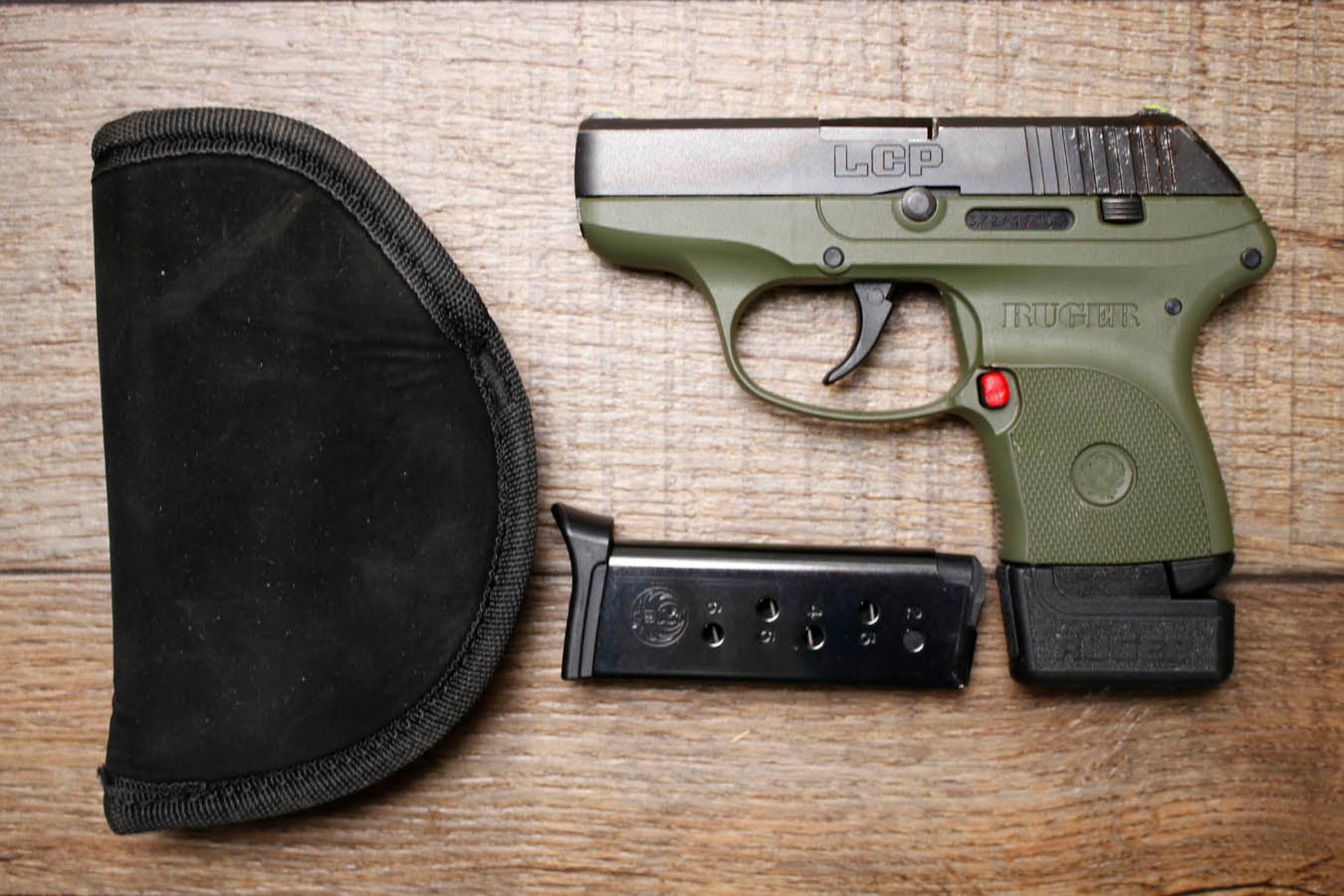 RUGER LCP 380 ACP Police Trade-In Pistol with Holster