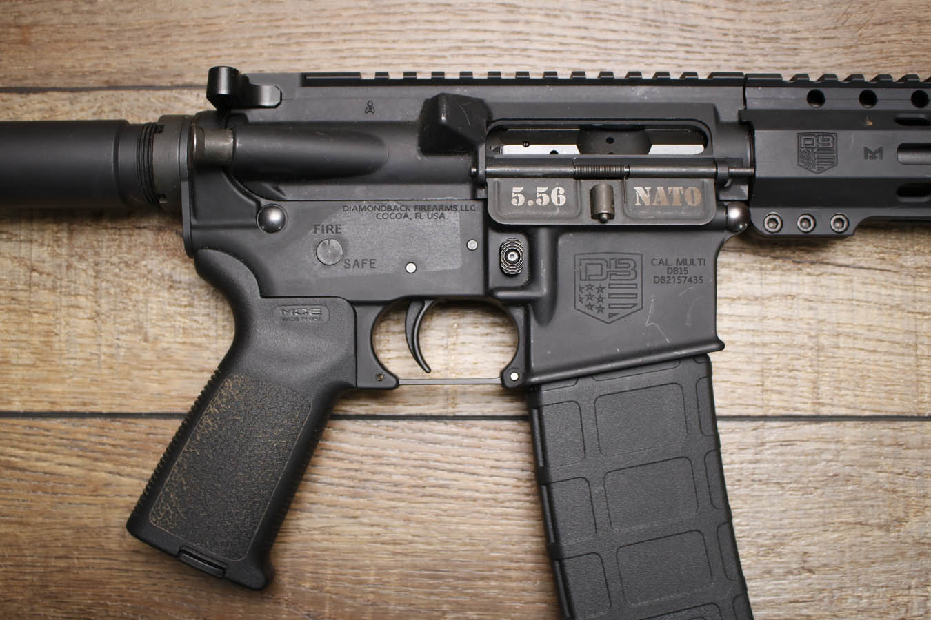 DIAMONDBACK FIREARMS DB15 5.56mm Police Trade-In Pistol