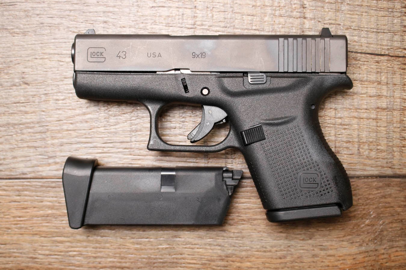 GLOCK 43 9mm US Made Police Trade-In Pistol (Good Condition)