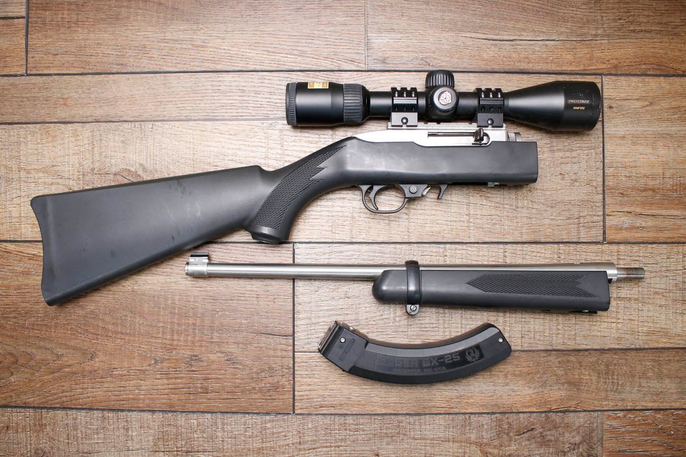 RUGER 10/22 Takedown 22 LR Police Trade-In Rifle with Scope