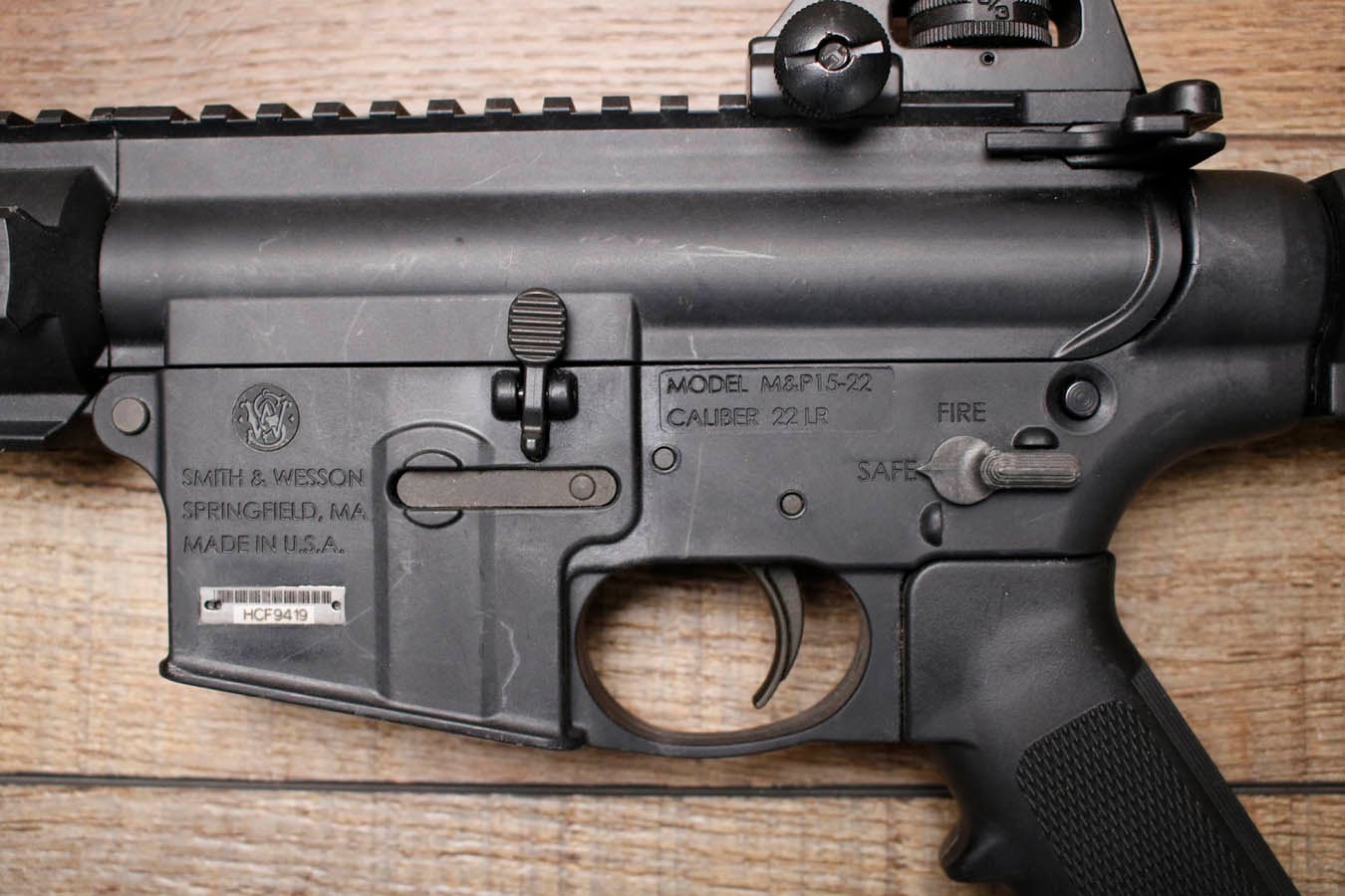 SMITH AND WESSON M&P15-22 22LR Police Trade-In Rifle (No Magazine)