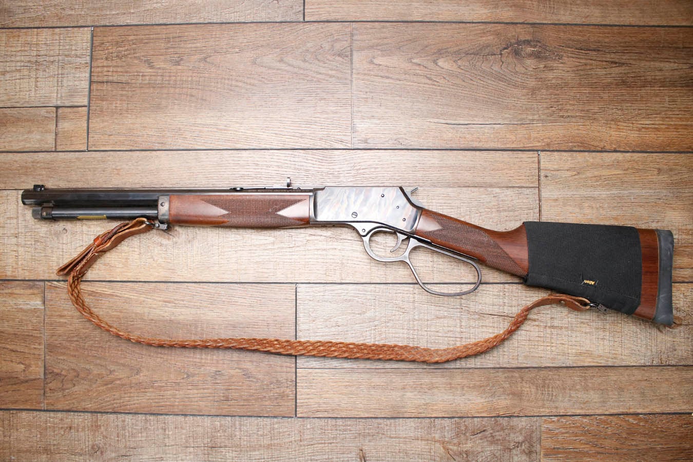 HENRY REPEATING ARMS Big Boy Color Case Hardened 44 Mag/44 Special Police Trade-in Lever Action Rifle