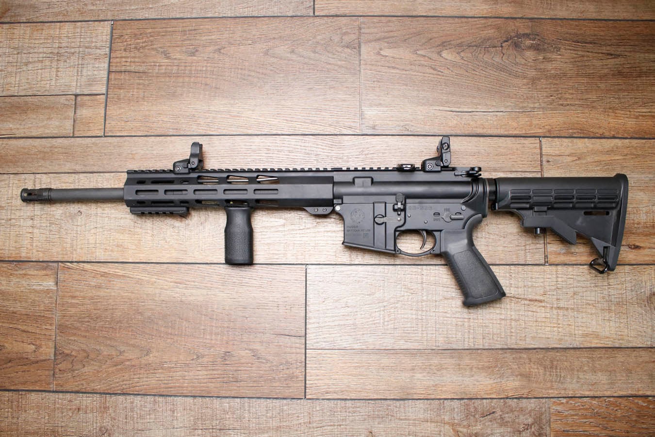 RUGER AR-556 5.56mm Police Trade-In Rifle with M-LOK Free Float Handguard (No Magazine)
