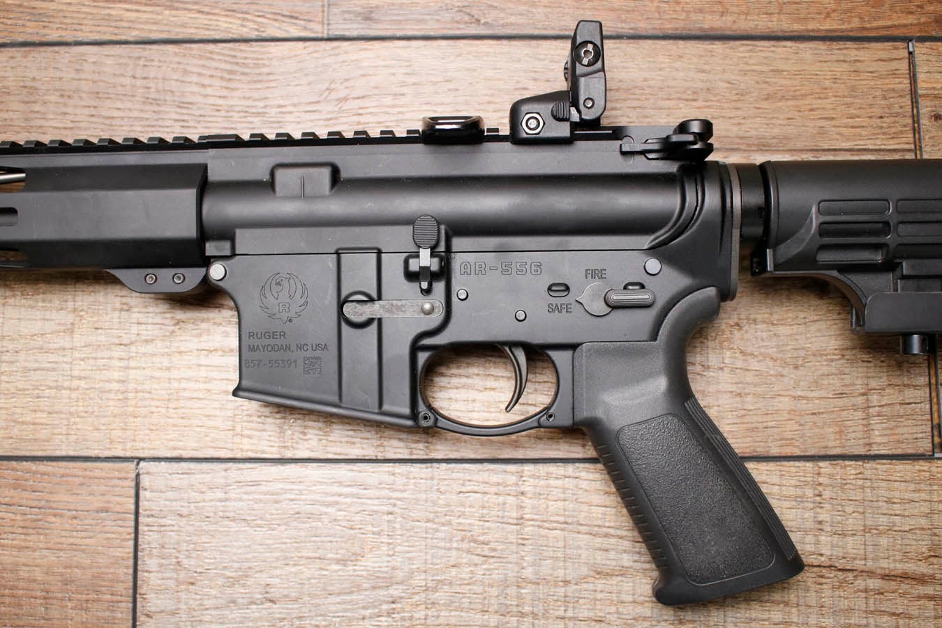 RUGER AR-556 5.56mm Police Trade-In Rifle with M-LOK Free Float Handguard (No Magazine)