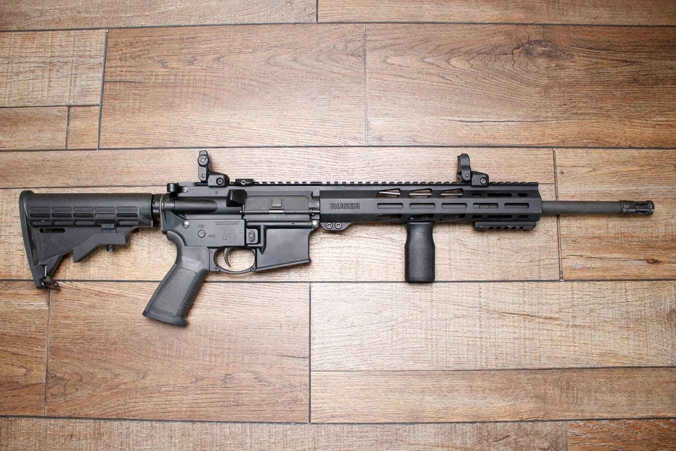 RUGER AR-556 5.56mm Police Trade-In Rifle with M-LOK Free Float Handguard (No Magazine)
