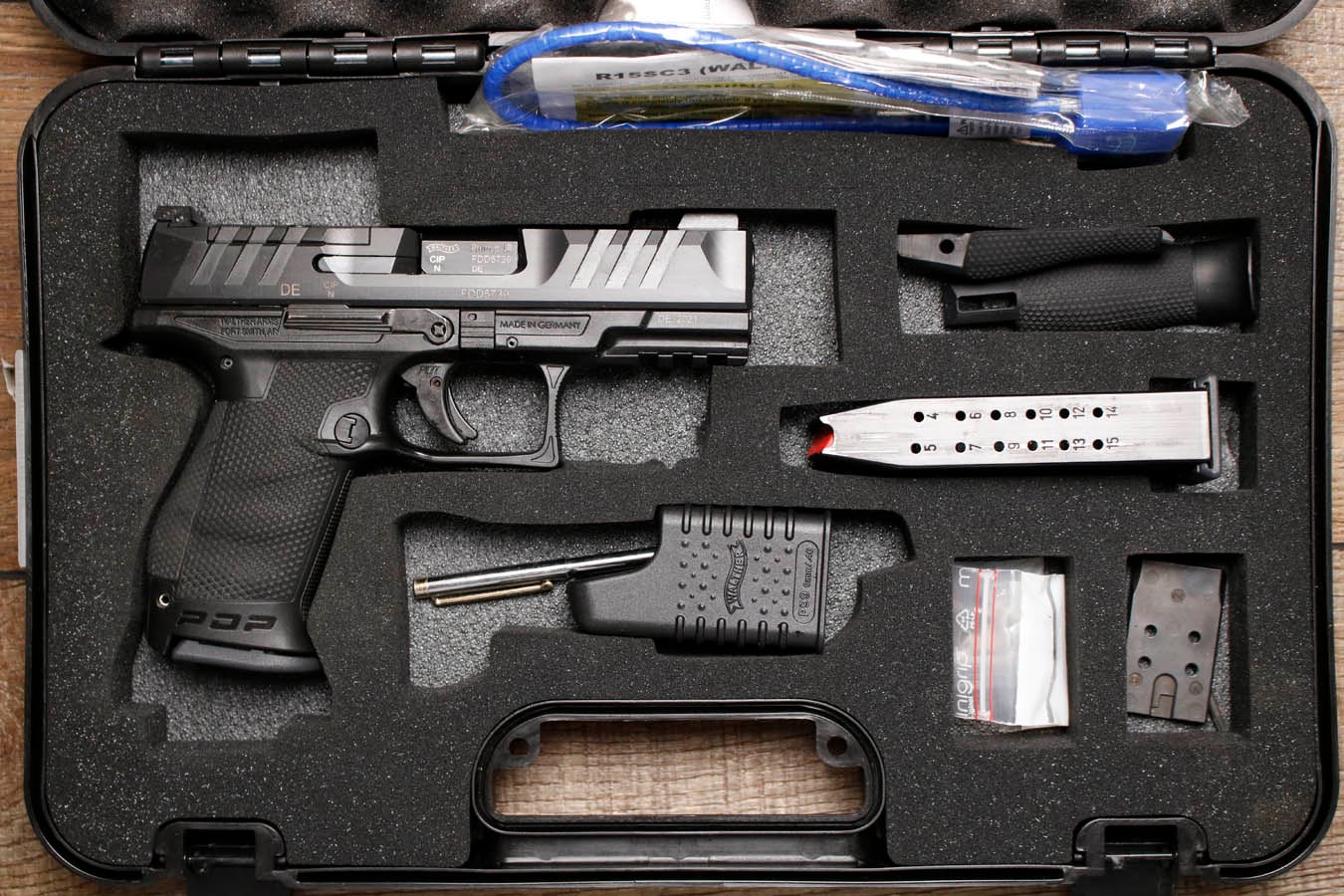 WALTHER PDP 9mm Optic Ready Police Trade Pistol with Original Box and Two Magazines