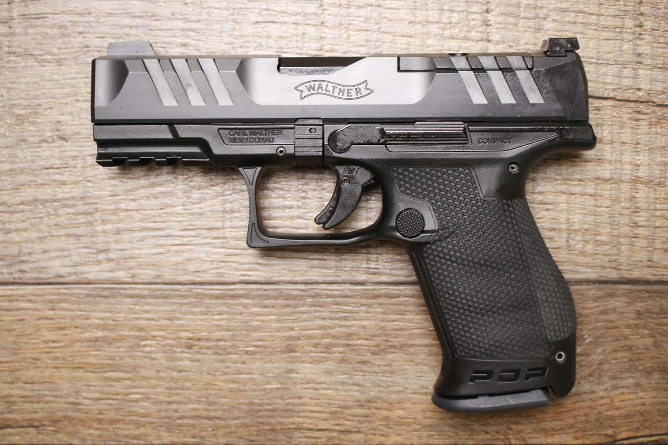 WALTHER PDP 9mm Optic Ready Police Trade Pistol with Original Box and Two Magazines