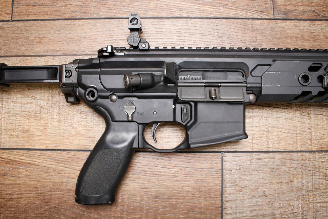 SIG SAUER SIG MCX 5.56mm Police Trade-In NFA Short Barrel Rifle with Folding Stock and Flashlight (No Magazine)