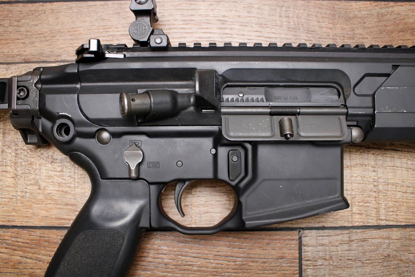 SIG SAUER SIG MCX 5.56mm Police Trade-In NFA Short Barrel Rifle with Folding Stock and Flashlight (No Magazine)