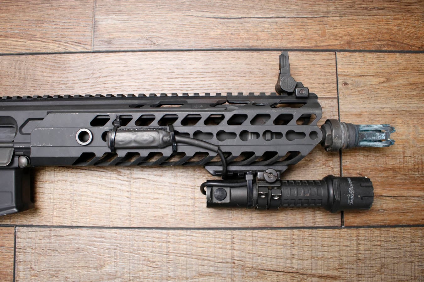 SIG SAUER SIG MCX 5.56mm Police Trade-In NFA Short Barrel Rifle with Folding Stock and Flashlight (No Magazine)