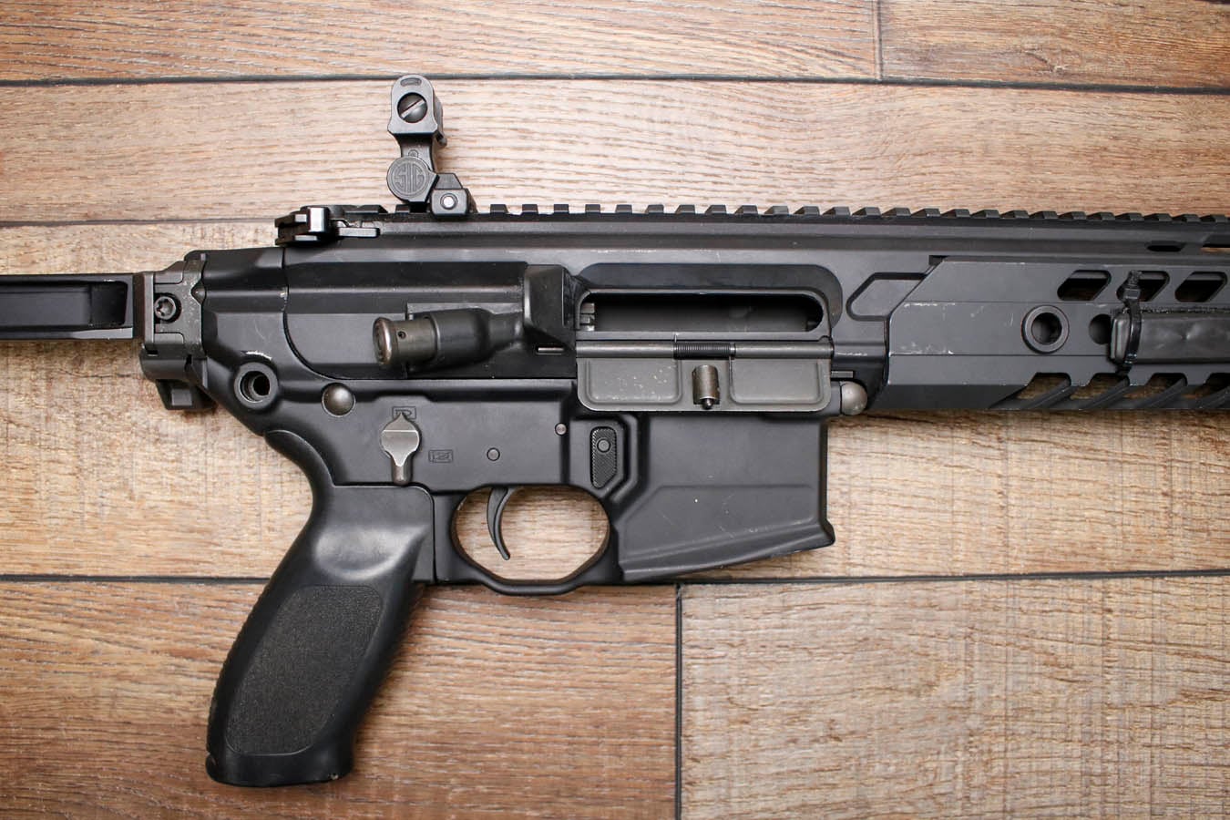 SIG SAUER SIG MCX 5.56mm Police Trade-In NFA Short Barrel Rifle with Folding Stock and Flashlight (No Magazine)