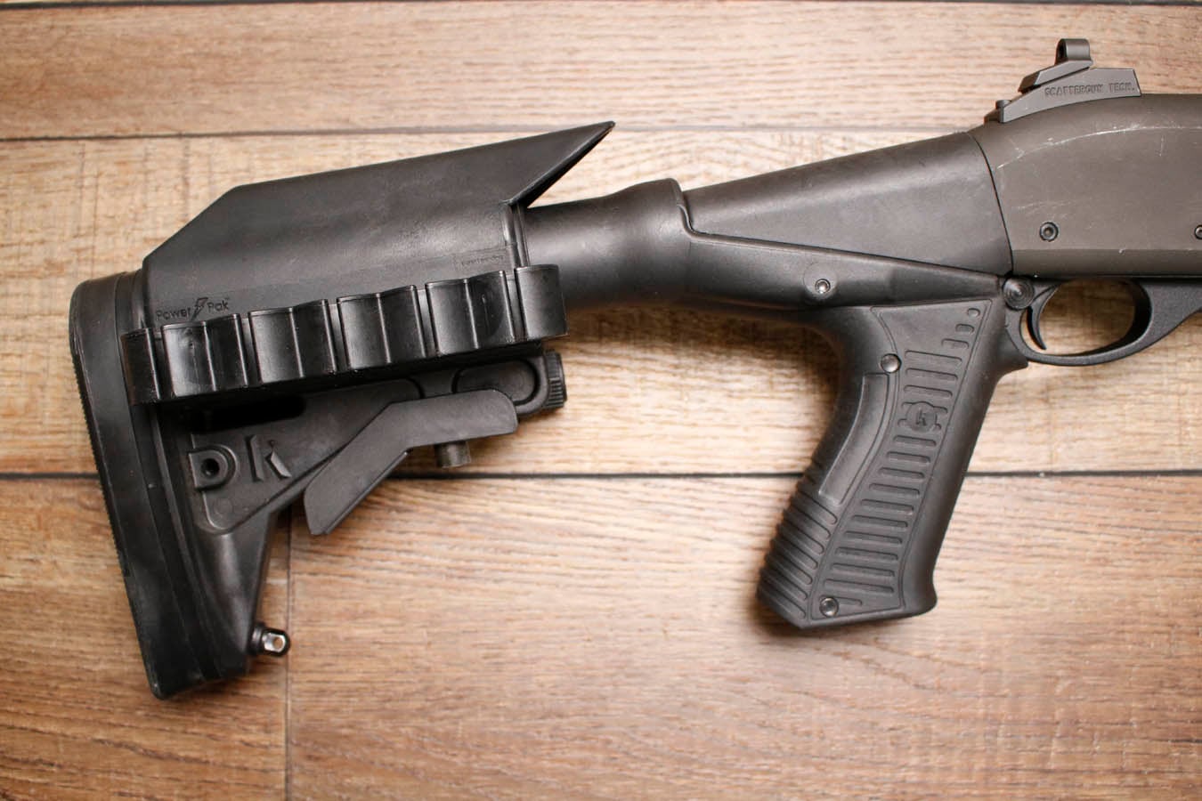 REMINGTON 870 Police Magnum 12GA Police Trade-In NFA Short Barrel Shotgun with Sure Fire Foregrip and Flashlight