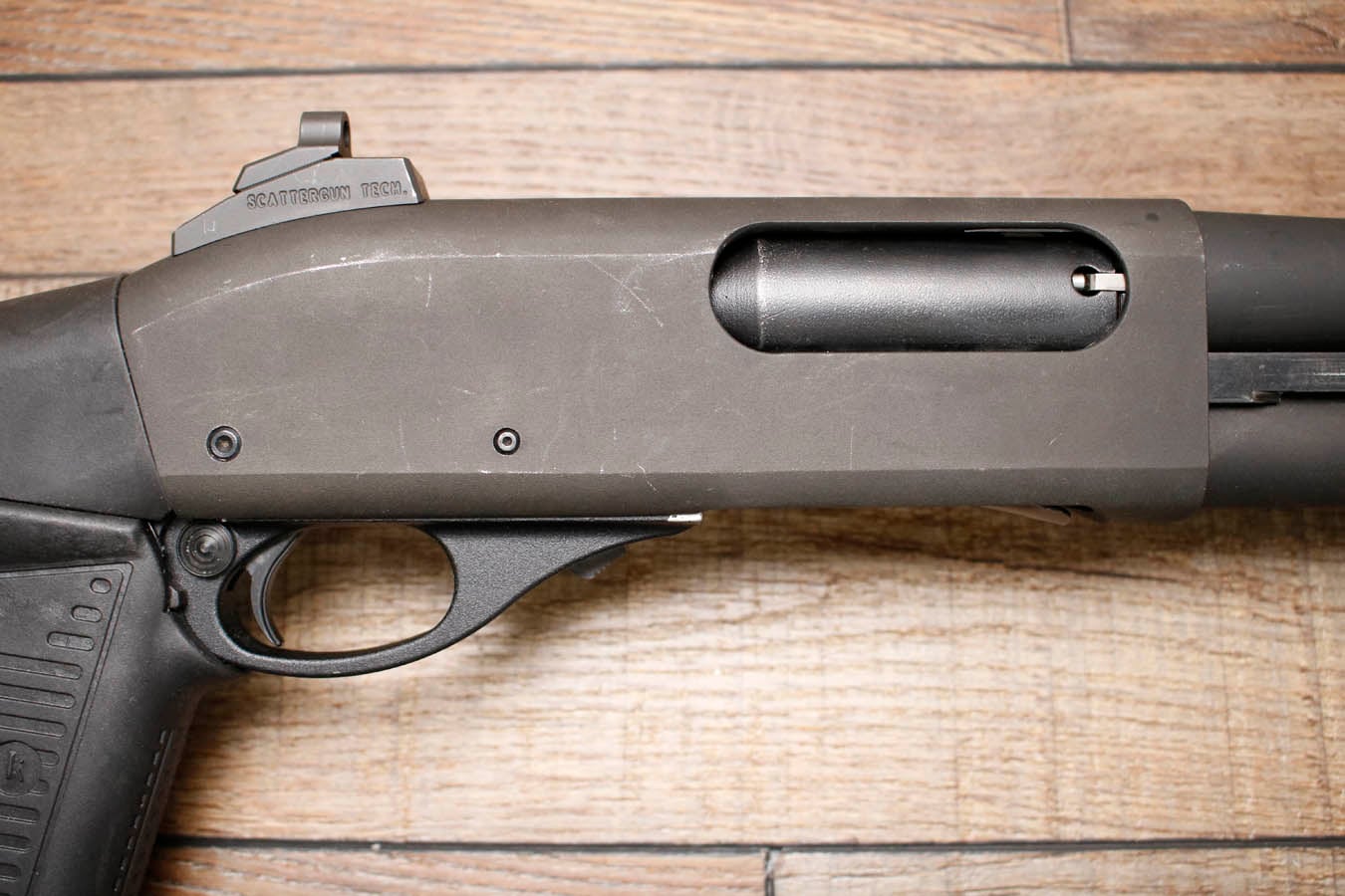 REMINGTON 870 Police Magnum 12GA Police Trade-In NFA Short Barrel Shotgun with Sure Fire Foregrip and Flashlight