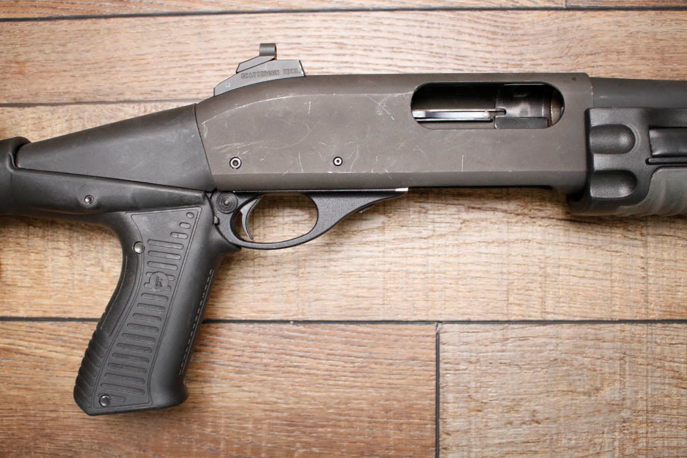 REMINGTON 870 Police Magnum 12GA Police Trade-In NFA Short Barrel Shotgun with Sure Fire Foregrip and Flashlight