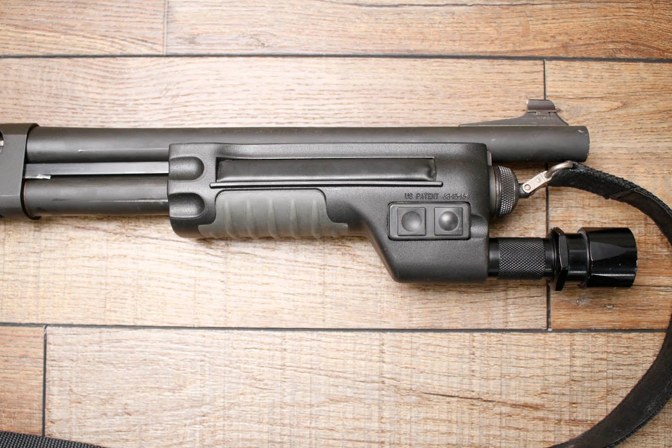 REMINGTON 870 Police Magnum 12GA Police Trade-In NFA Short Barrel Shotgun with Sure Fire Foregrip and Flashlight