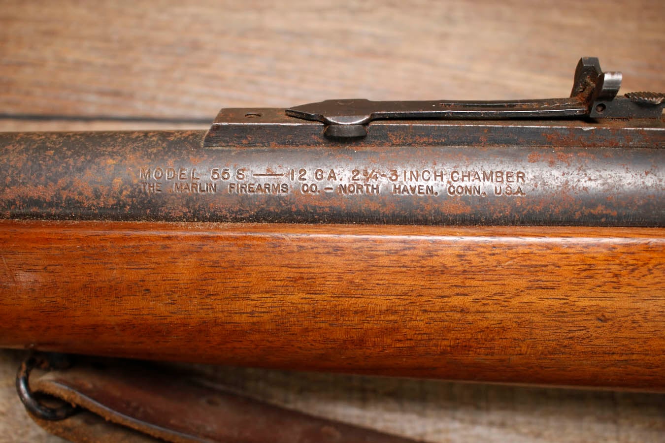 MARLIN 55S 12GA Police Trade-In Bolt Action Shotgun