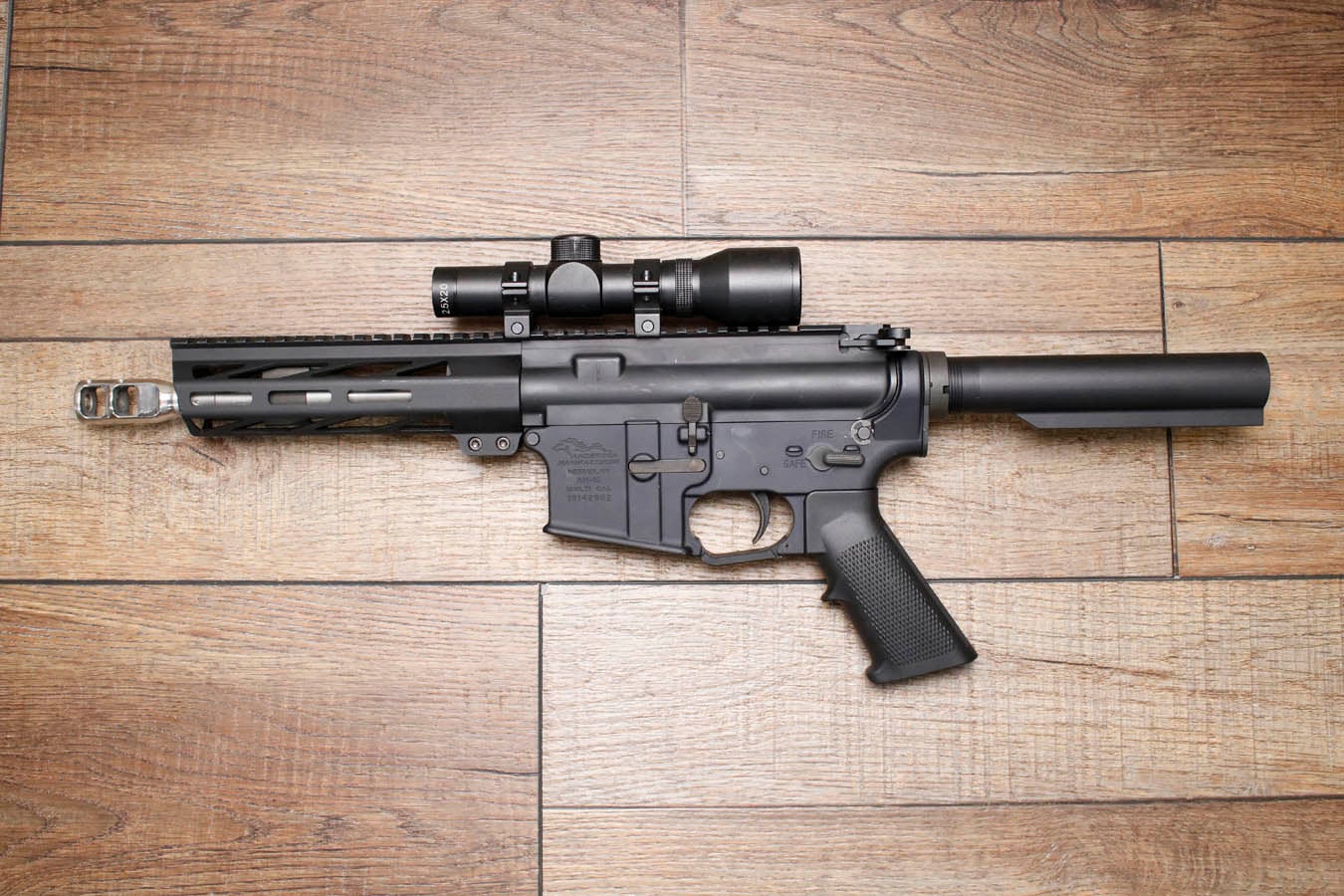 ANDERSON MANUFACTURING AM-15 5.56mm Police Trade-In Pistol with Scope (No Magazine)