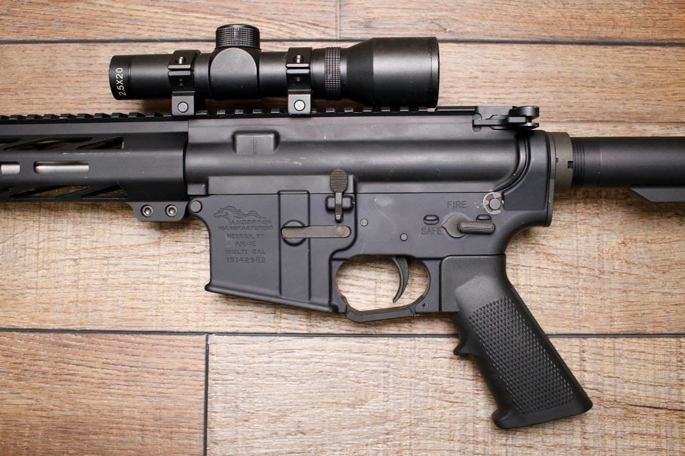 ANDERSON MANUFACTURING AM-15 5.56mm Police Trade-In Pistol with Scope (No Magazine)