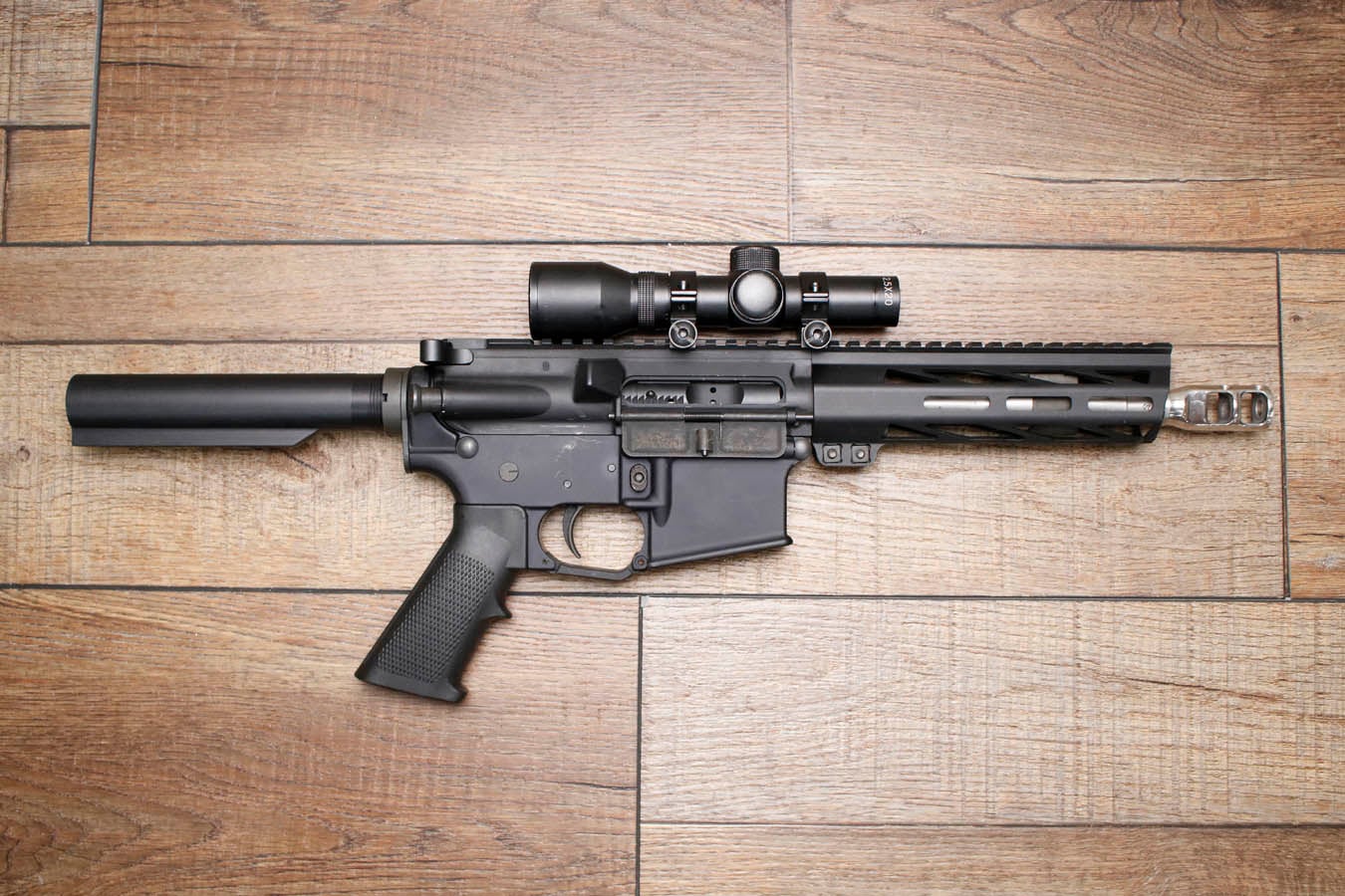 ANDERSON MANUFACTURING AM-15 5.56mm Police Trade-In Pistol with Scope (No Magazine)