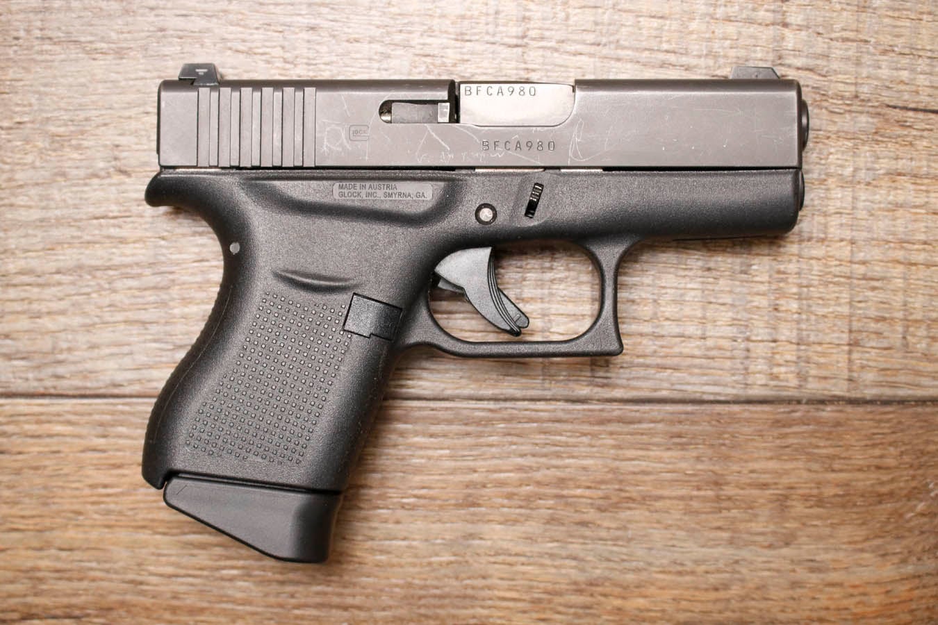 GLOCK 43 9mm Police Trade-In Pistol (Good Condition)