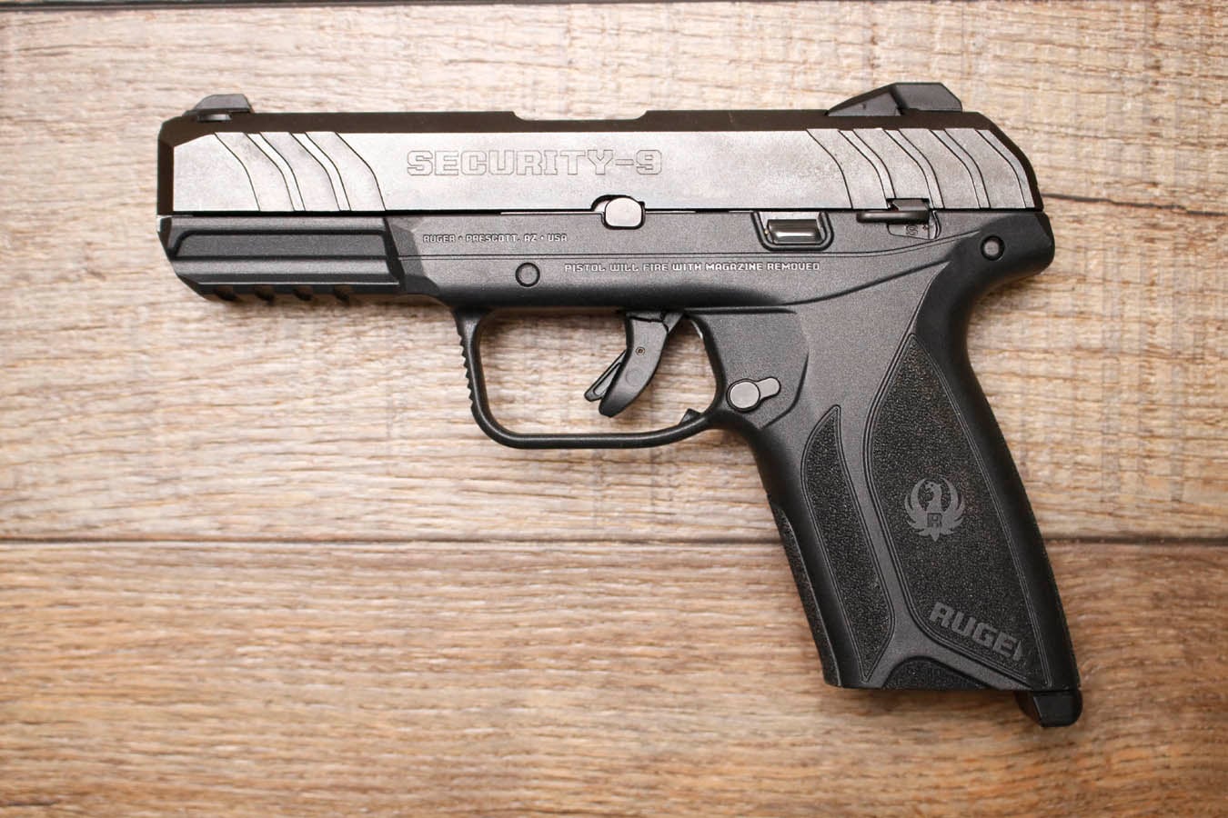 RUGER Security-9 9mm Police Trade-In Pistol (No Magazine)