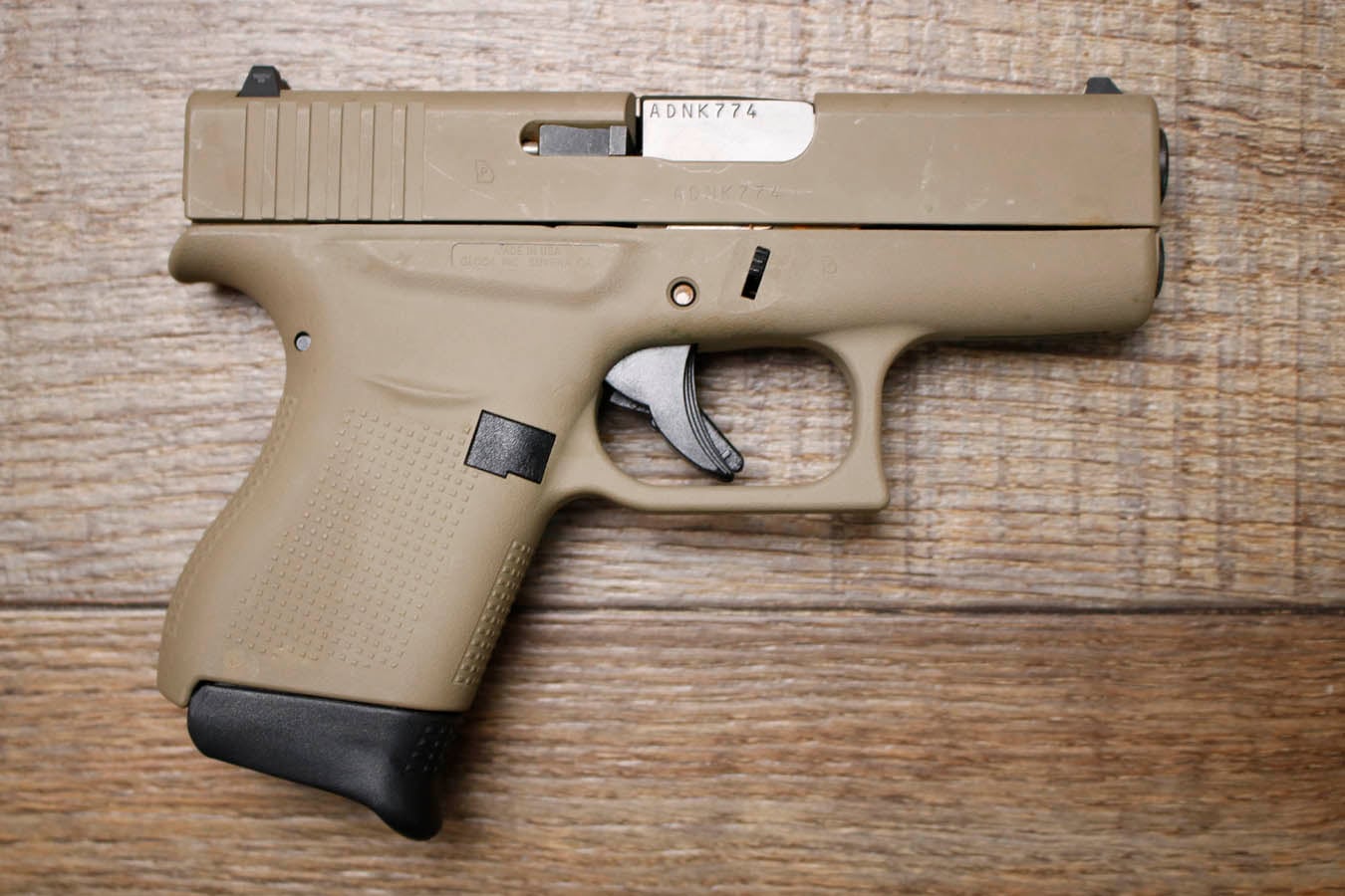 GLOCK 43 9mm Police Trade-In Pistol with FDE Finish