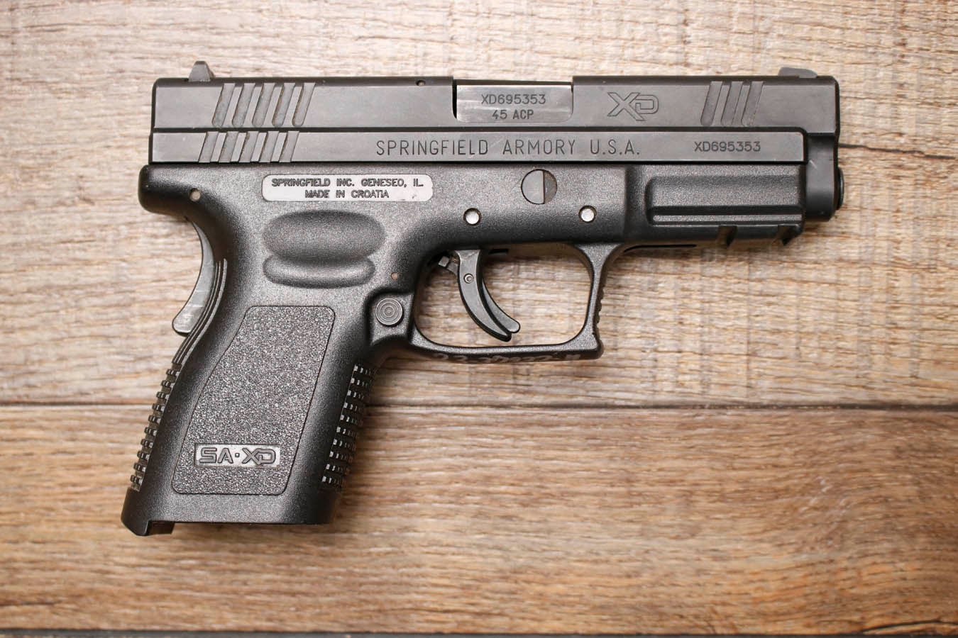 SPRINGFIELD XD-45 45 ACP Police Trade-In Pistol (No Magazine)