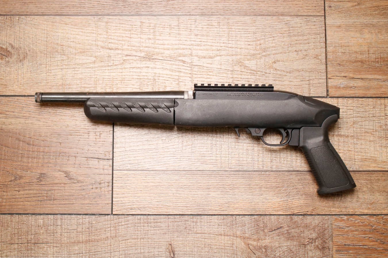 RUGER 22 Charger Takedown 22 LR Police Trade-In Pistol with Threaded Barrel (No Magazine)