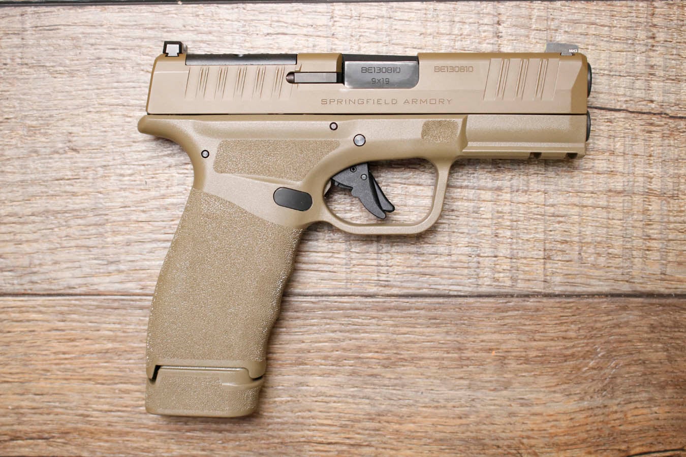 SPRINGFIELD Hellcat Pro 9mm FDE Optic Ready Police Trade-in Pistol with Holster