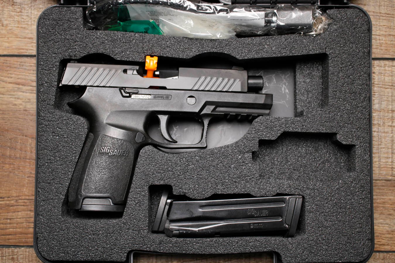 SIG SAUER P320 Compact 9mm Police Trade-in Pistol with Two Magazines