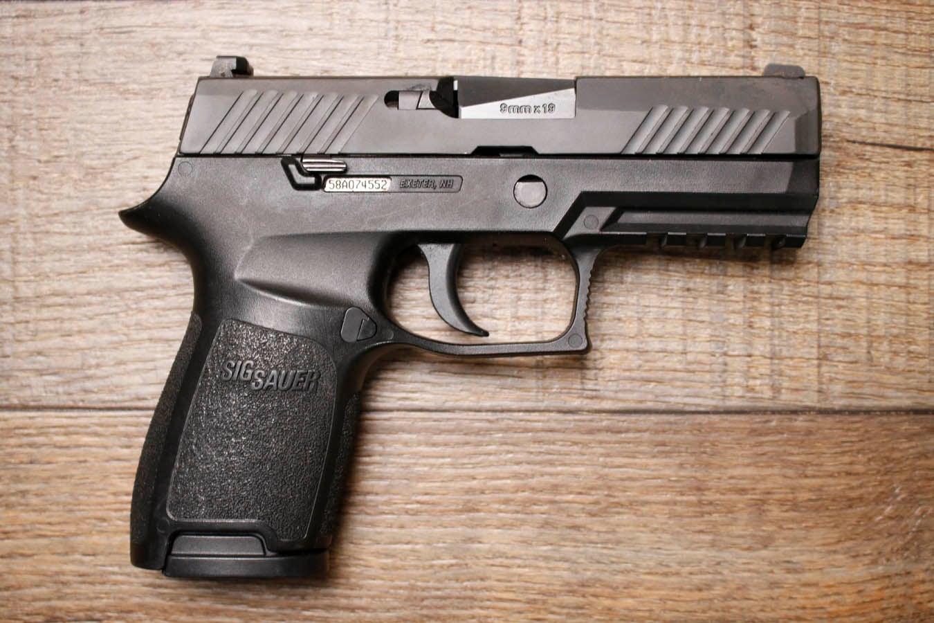 SIG SAUER P320 Compact 9mm Police Trade-in Pistol with Two Magazines