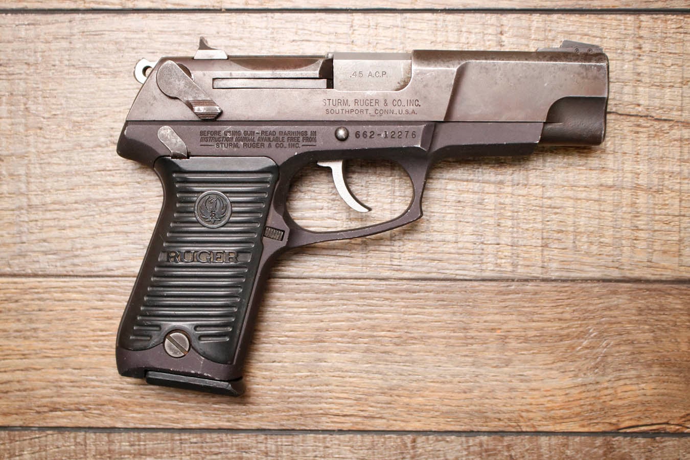 RUGER P90 45 ACP Police Trade-In Pistol