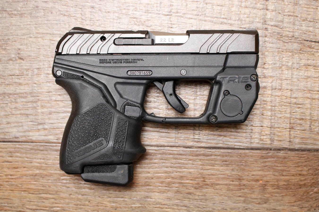 RUGER LCP II 22 LR Police Trade-In Pistol with Laser and Three Magazines