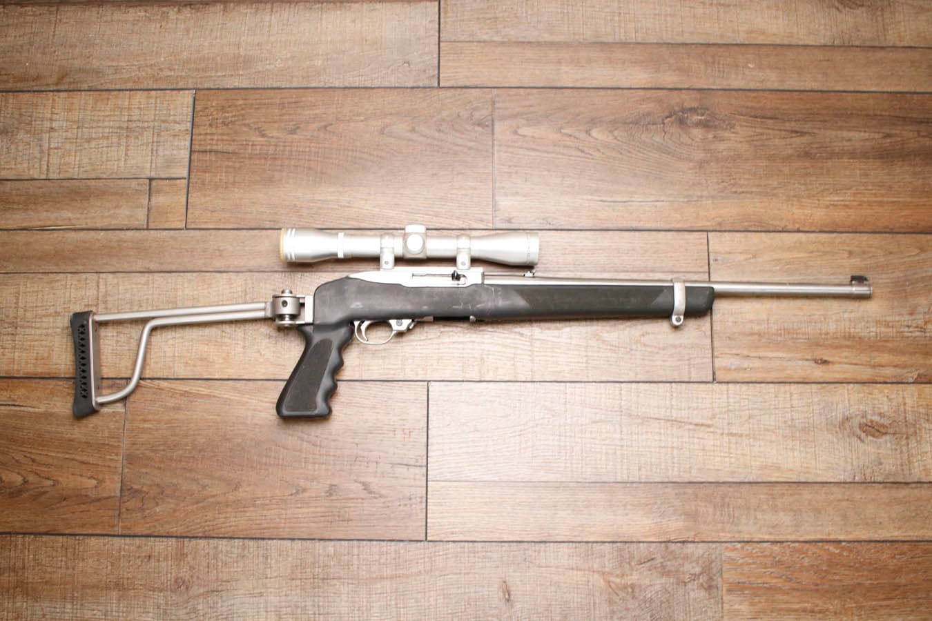 RUGER 10/22 22LR Police Trade-In Rifle with Side Folding Stock (No Magazine)