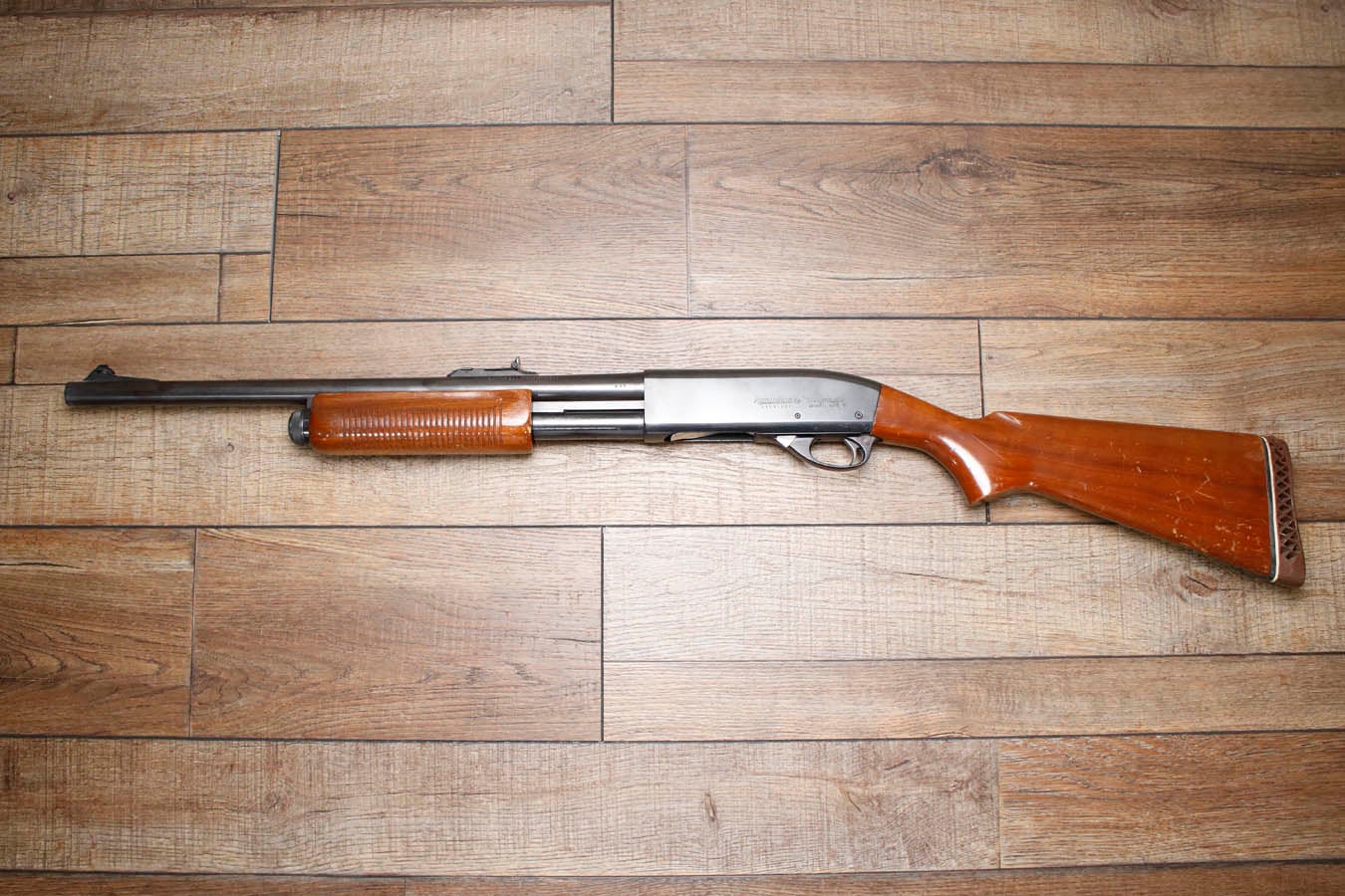 REMINGTON 870 Wingmaster 12GA Police Trade-In Shotgun with Rifle Sights