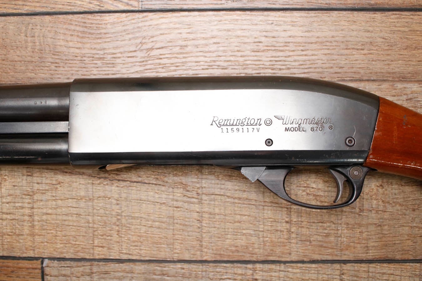 REMINGTON 870 Wingmaster 12GA Police Trade-In Shotgun with Rifle Sights