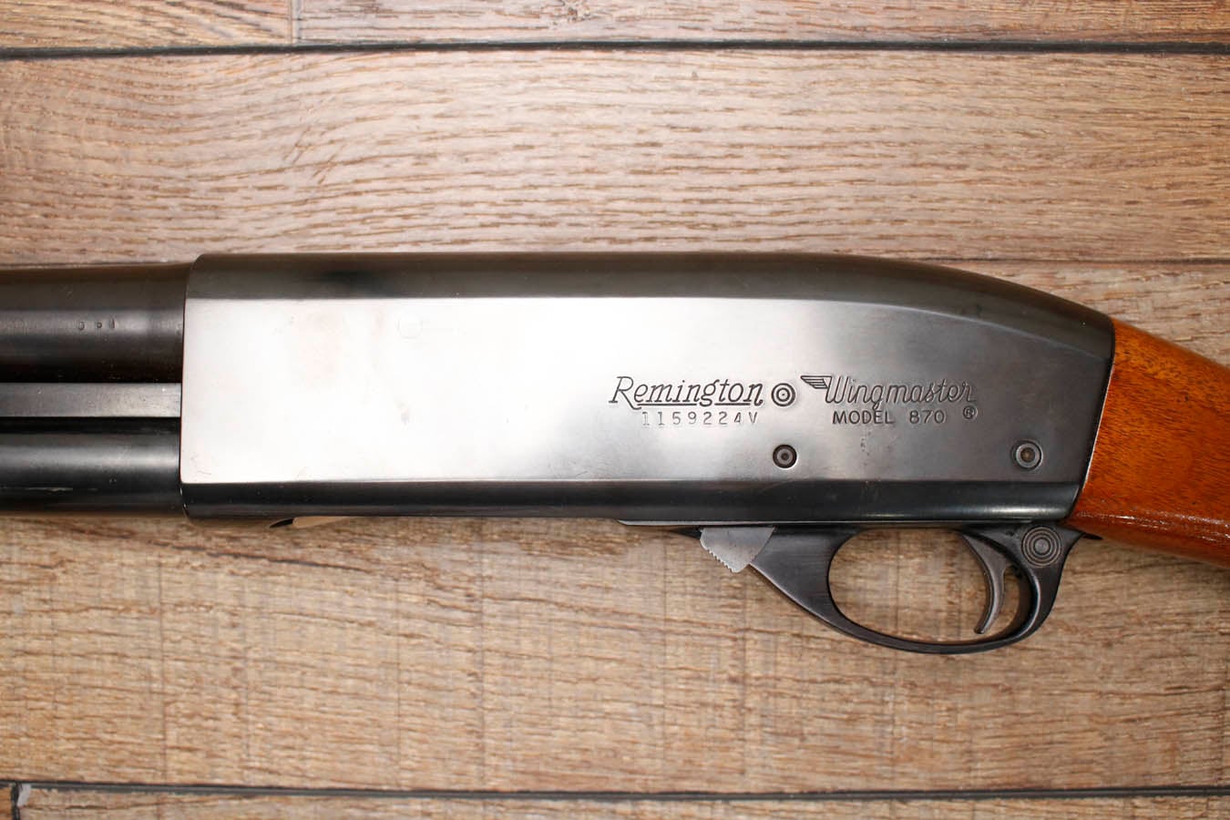 REMINGTON 870 Wingmaster 12GA Police Trade-In Shotgun with Rifle Sights