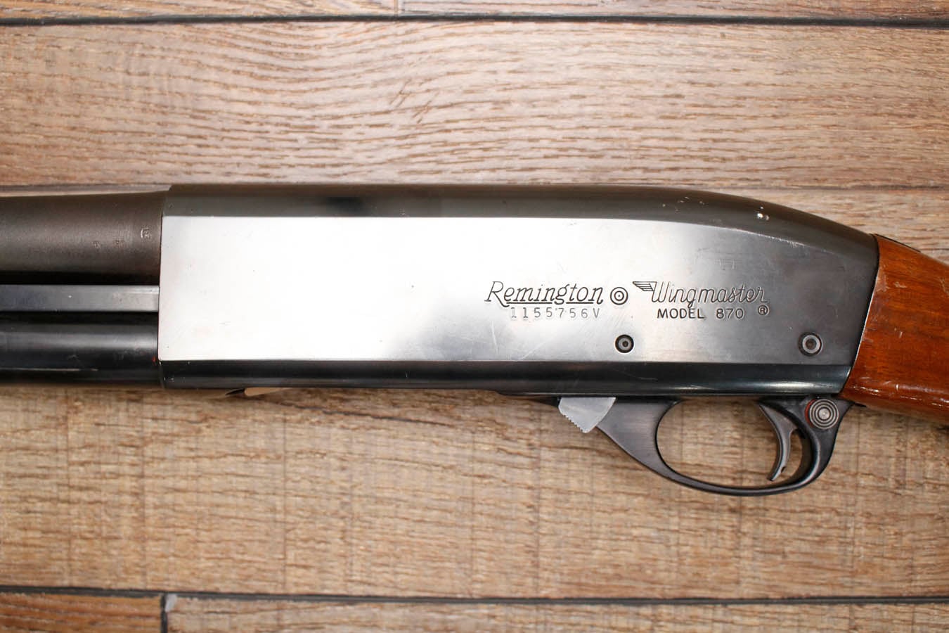 REMINGTON 870 Wingmaster 12GA Police Trade-In Shotgun with Rifle Sights