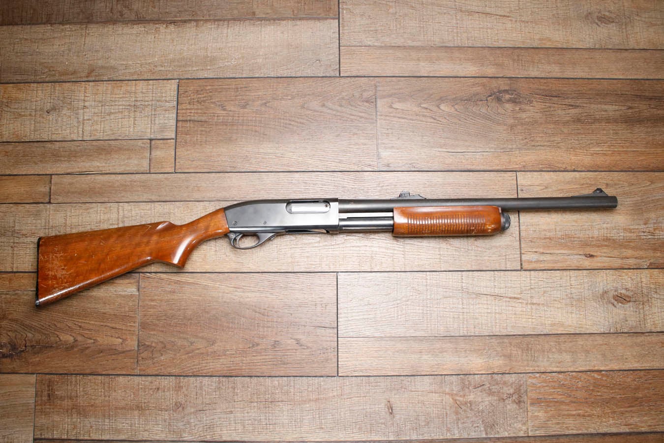 REMINGTON 870 Wingmaster 12GA Police Trade-In Shotgun with Rifle Sights